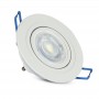 VT-782RD-WH V-TAC Portafaretto LED da Incasso Rotondo GU10 e GU5.3 (MR16) Colore Bianco Orientabile