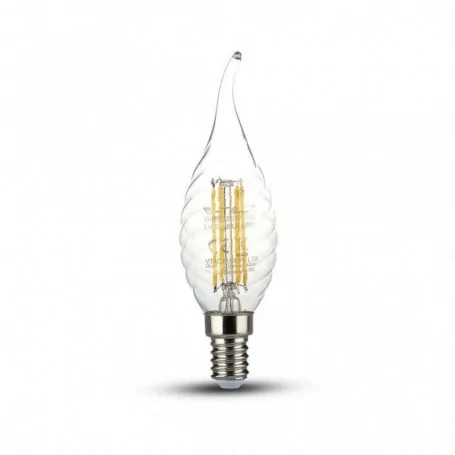 LED Bulb - 4W Filament E14 Twist Candle Tail 2700K