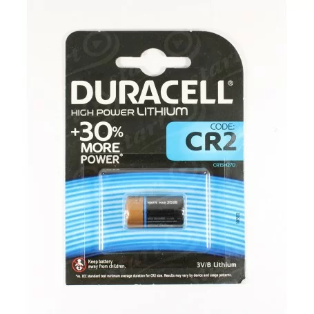 DURACELL ULTRA PHOTO CR2 PILA AL LITIO - BLISTER 1 BATTERIA