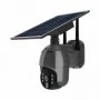 WiFi Hd Smart Solar Energy Ptz Camera with Sensor Black Body